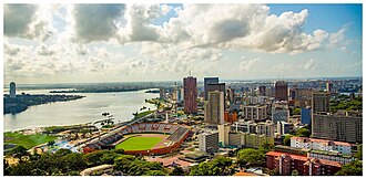 Abidjan city view