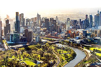 Melbourne city view